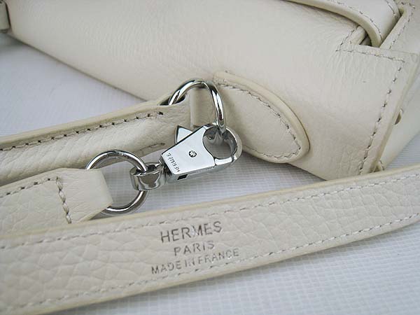 7A Replica Hermes Kelly 32cm Togo Leather Bag Cream 6108